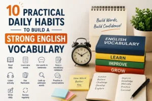 10 Practical Daily Habits to Build a Strong English Vocabulary