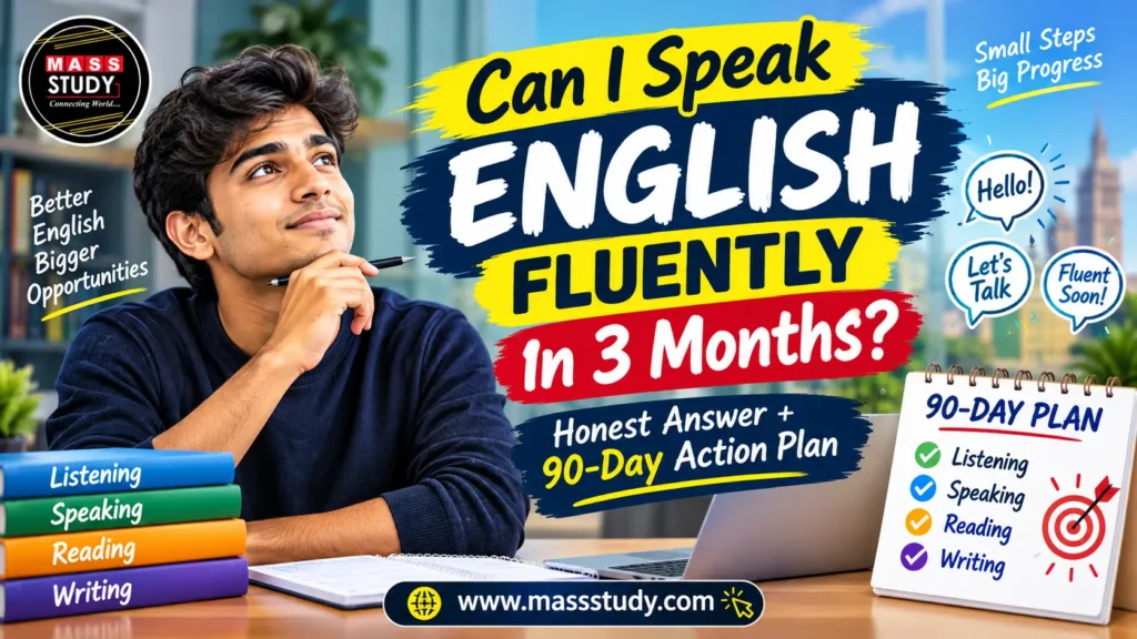 Can I Speak English Fluently in 3 Months Honest Answer + 90-Day Action Plan.
