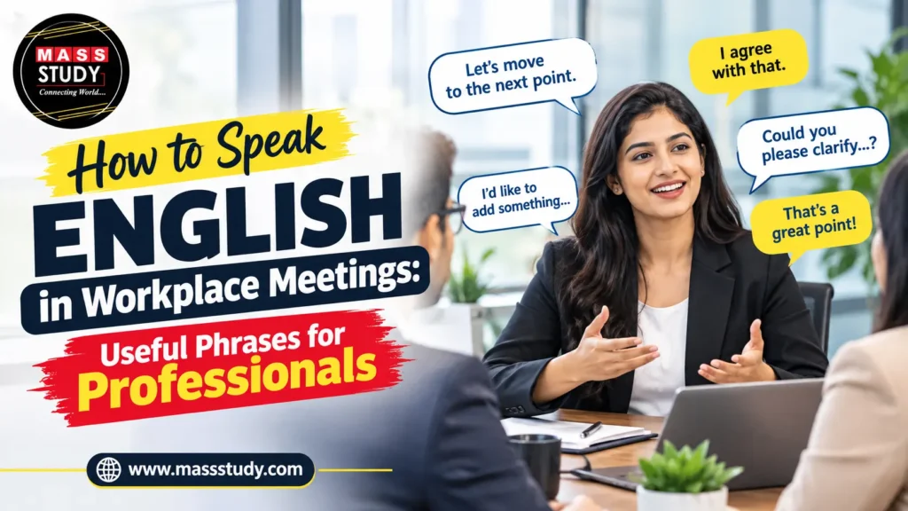 Speak English for Workplace Meetings